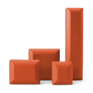 Joyero de anillo de plástico de laca de lujo con forma de rectángulo con luz LED para colgante de pulsera o brazalete - Product Image 6