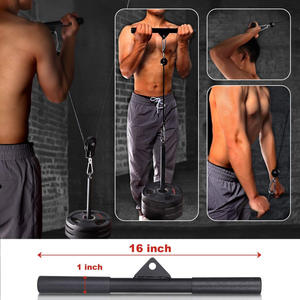 <span class=keywords><strong>Poulie</strong></span> de traction universelle portable en câble d'acier pour exercices de <span class=keywords><strong>biceps</strong></span>, épaules, avant-bras et triceps - Product Image 2