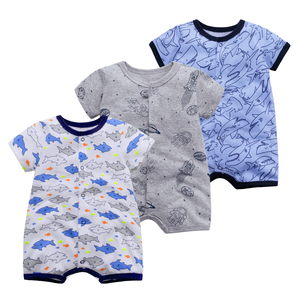 Fabricante, venta al por mayor, monos <span class=keywords><strong>de</strong></span> manga corta <span class=keywords><strong>de</strong></span> verano, ropa para gatear para recién nacidos, ropa Popular <span class=keywords><strong>de</strong></span> algodón puro para bebés, animales <span class=keywords><strong>de</strong></span> punto - Product Image 6