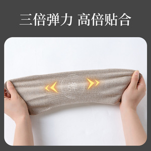 Genouillères en cachemire pour femmes, chauffe-jambes chauds, fins, antidérapants, pour usage au bureau, soins aux personnes âgées - Product Image 4