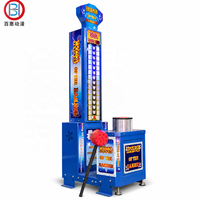 Machine d'arcade de boxe Baihui à monnayeur, double joueur, en métal, avec mesure de force, 110/220V