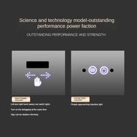 Miroir LED intelligent sans cadre pour salle de bain, interrupteur tactile, grand rectangle, verre flottant, éclairage LED IP44, vente en gros d'usine, pour salon