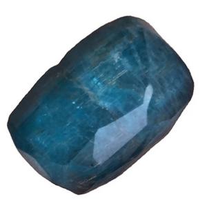 Ciondolo in <span class=keywords><strong>Apatite</strong></span> Blu Naturale Taglio Sfaccettato, Forma Rettangolare a Pepita, Gemma di Alta Qualità - Product Image 5