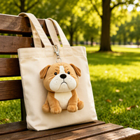 Vente en gros de peluches personnalisées d'animaux de dessin animé super douces, conception OEM personnalisée, jouet en peluche de 25 cm, logo brodé personnalisé, souvenir