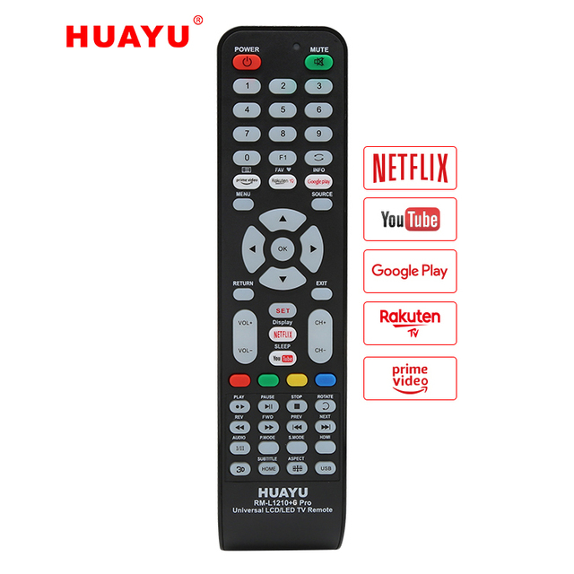 HUAYU URC6500 Tv Remote Control 8 in 1 High Quality Remote Control Universal One for All