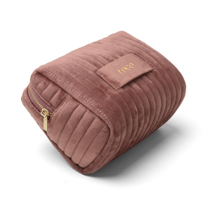 <span class=keywords><strong>Pochette</strong></span> cosmétique en velours rose, <span class=keywords><strong>multi</strong></span>-tailles, portable, légère, organiseur de voyage pour articles de toilette, cadeau pour salon de beauté, spa - Product Image 5