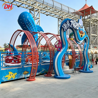 Manège Électrique Familial : Défi Sous-Marin sur Piste, Voiturette pour Enfants, Équipement Extérieur en Fibre de Verre pour Sites de Jeux Commerciaux