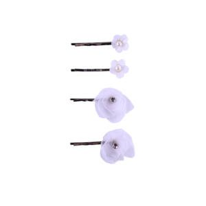 Épingles et pinces à cheveux en métal à motifs géométriques et éléments de dessins animés, 4 pièces/ensemble, pour accessoires de fête pour enfants - Product Image 5