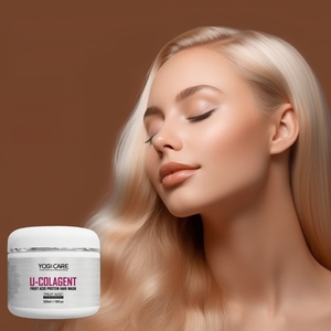 <span class=keywords><strong>Masque</strong></span> capillaire réparateur au collagène YOGI, soin nourrissant quotidien pour cheveux abîmés - Product Image 1