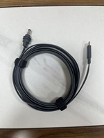 Câble de charge plat Saarlink Mini pour adaptateur transfrontalier, Type-C vers DC 20V 3A 60W, en PVC ignifuge