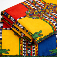 Tissu imprimé africain en coton 100 % en gros d'usine, tissu imprimé Ankara ethnique personnalisé pour vêtements et robes