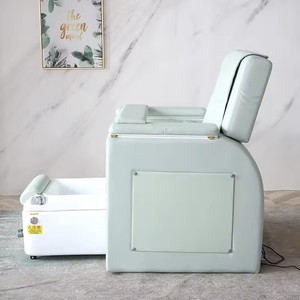 Fauteuil de pédicure électrique de luxe en cuir moderne pour salon de beauté, avec massage <span class=keywords><strong>et</strong></span> bassin de trempage des mains - Product Image 5