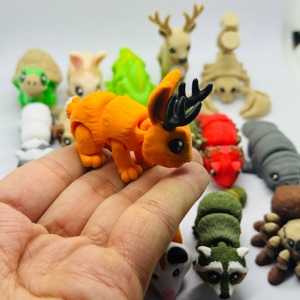 Themed Party Activity Memorabilia, Unique Stylized 3D Print Wild Animals, Mystery Blind Bag Collectible Bundles