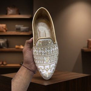 Chaussures pour hommes en cuir véritable, tendance, style traditionnel du Rajasthan, BS International BI-01, imperméables, élégantes, toutes saisons - Product Image 2