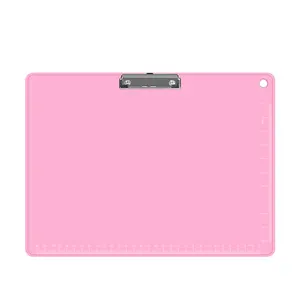 A3 Size Hardboard Butterfly Clip board Exam Pad with Low Profile Small Mini Nursing Exam Board Plastic Clipboard