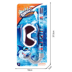 ชุดหน้ากากดำน้ำสำหรับเด็กพร้อมแว่นตาว่ายน้ำมุมมองกว้างและท่อหายใจสำหรับการสำรวจใต้น้ำ แว่นตาดำน้ำสำหรับสระว่ายน้ำ - Product Image 6