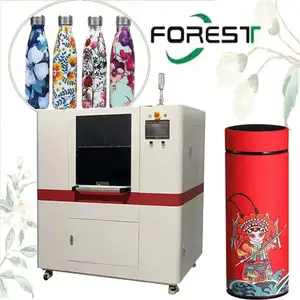 360 machine for Cylindrical and Conical Wine Bottles Cups Mug Cans UV Inkjet Printer Rotary uv Printer