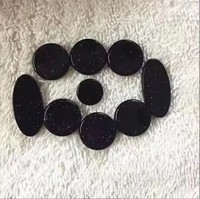 Saxophone Natural Blue Sandstone Buttons 9 Pcs Set Musical Instrument