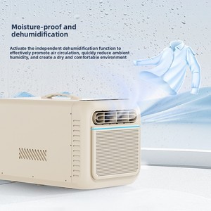 Aire Acondicionado Portátil para Auto, 2300 BTU, Ultrafino, Silencioso, Frío/Calor, Deshumidificación, Pantalla LED, No Apto para Acampar - Product Image 1