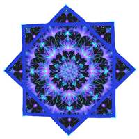 Accessoire de danse Flow Star Spinning Cloth pour festival de musique, rave party, entraînement débutant et performance scénique