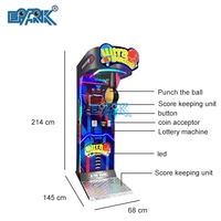 Kunden spezifisches Vergnügung spiel Münz betriebene elektronische Big Punch ing Dynamic Boxing Arcade-Spiel maschine