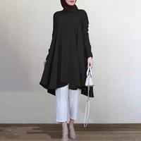 Vêtements islamiques personnalisés, chemisiers modestes pour femmes, chemises turques à manches longues, robe musulmane pour femmes