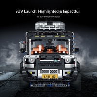 Guli 10620 Guard 110SUV1:8 Vehículo de Bloques de Construcción para Adultos, Modelo de Juguete para Armar, Regalo