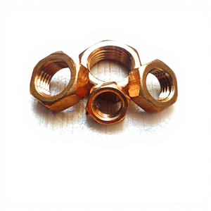 Yushung <span class=keywords><strong>Bronze</strong></span>-Muttern Marine-Qualität C65100 Siliziumbronze Sechskantmuttern ANSI/ASME B18.2.2 - Product Image 1