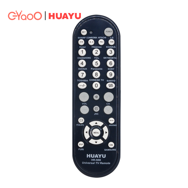 HUAYU EYAOO RM-N98 CRT Color Tv Chassis REMOTE Universal TV REMOTE for SMART LCD LED TV Replacement REMOTE CONTROL