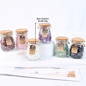 Botella <span class=keywords><strong>de</strong></span> los Deseos <span class=keywords><strong>de</strong></span> Cuarzo Rosa Natural, Piedra en Bruto <span class=keywords><strong>de</strong></span> <span class=keywords><strong>Mina</strong></span>, Botella <span class=keywords><strong>de</strong></span> Amatista para Adorno Decorativo - Product Image 4
