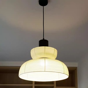 Japanese Style Pendant <b>Light</b> Round E27 LED Black Body Eye Caring For Dining Room Living Room Tea Room - Product Image 1
