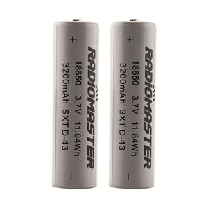 Batterie pour télécommande RadioMaster TX16S, 18650, 2 cellules, 3,7 V, 3200 mAh, haute capacité, Li-ion, en plastique durable - Product Image 1