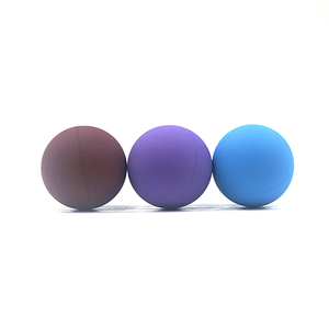 Spedizione gratuita Logo personalizzato stampato 6CM 60MM alto hi bounce bouncy bounci train pets giocattoli sportivi palline da squash in gomma cava