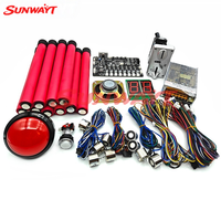 Jeux de défi de réaction rapide, jeu d'arcade métallique à monnayeur, Catch Stick Eye Fast Chips Quick Hands, Kit DIY de carte mère