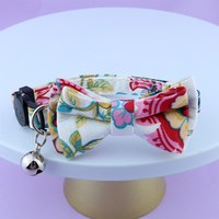 Luxe schattige kattenhalsband, schattige cartoon beer geruite kattenhalsband met bel en strik, verstelbare afneembare halsband voor kittens