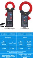 Comprobador Profesional de Corriente de Fuga Automotriz, Pinza Amperimétrica de Alta Precisión AC/DC mA para Diagnóstico de Baterías y Circuitos de Automóviles
