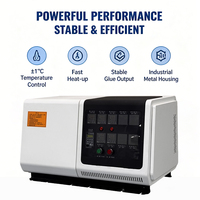 Machine à colle thermofusible électrique automatique de bureau, commande PLC, distributeur de colle avec emballage plastique pour cartons