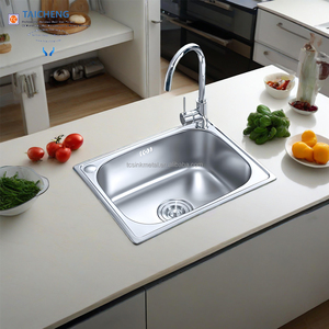 20x16 pollici 201 in <span class=keywords><strong>acciaio</strong></span> <span class=keywords><strong>inox</strong></span> singola ciotola lavello da cucina in <span class=keywords><strong>acciaio</strong></span> <span class=keywords><strong>inox</strong></span> lavello - Product Image 1