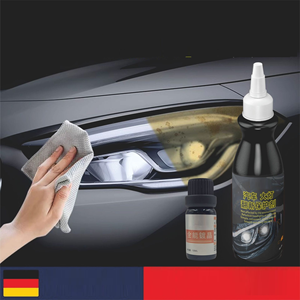EVERAUTO - Líquido Limpiador de Faros de Coche, Fluido Reparador, Pulimento para Faros, Kit de Restauración de Faros 4 en 1 - Product Image 3