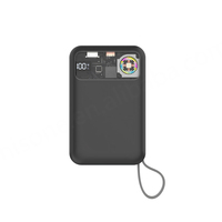Nuevo Modelo de Radio Portátil Mini Magnética con Manivela, Linterna de Emergencia SOS, Banco de Energía de 10000 mAh de Polímero de Litio, Carga Inalámbrica