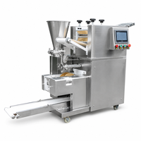 Machine automatique multifonction en acier inoxydable pour la fabrication de samosas, gyozas, empanadas et wontons, grande capacité, avec remplissage viande-légumes