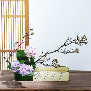 Artículos para arreglos florales Kohara Flow importados de Japón con el mismo estilo de artículos de flores estándar de estilo <span class=keywords><strong>Zen</strong></span> tejidos y quemados - Product Image 3