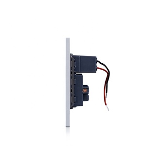 Enchufe Estándar Sudamericano 110V-250V con Puerto <span class=keywords><strong>USB</strong></span>, <span class=keywords><strong>Base</strong></span> de Enchufe de 3 Pines con Cargador <span class=keywords><strong>USB</strong></span> A+C para Hogar y Oficina - Product Image 6