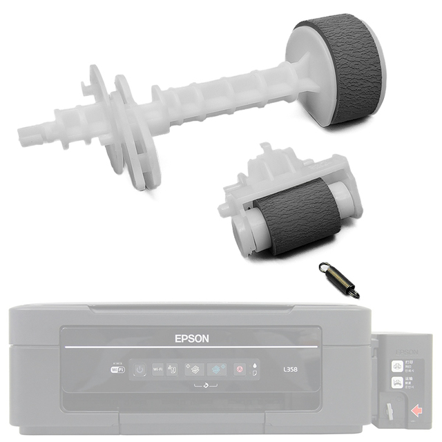 Pickup Roller Kit Feed Roller Fits for Epson L362 L355 L456 L353 L385 L363 L455 L366 L358 L380 L351 L485 L365 L360