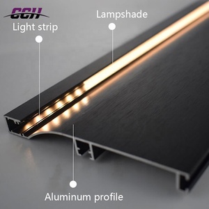 Battiscopa a LED battiscopa in alluminio con profilo in alluminio leggero battiscopa per armadio da <span class=keywords><strong>cucina</strong></span> - Product Image 2