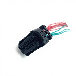 Conector de Cableado para Faros Delanteros Yoshihisa, 12 Pines, Plástico Negro, para Luces de Automóviles BMW - Product Image 1