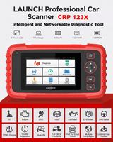 2024 nuevo escáner lector de código de lanzamiento herramienta de diagnóstico de coche crp123X escáner automotriz profesional CRP 123x Obd2 máquina de escáner