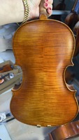 15 pouces alto fait à la main son puissant instrument de musique prix de gros pont en épicéa massif dos en érable flammé