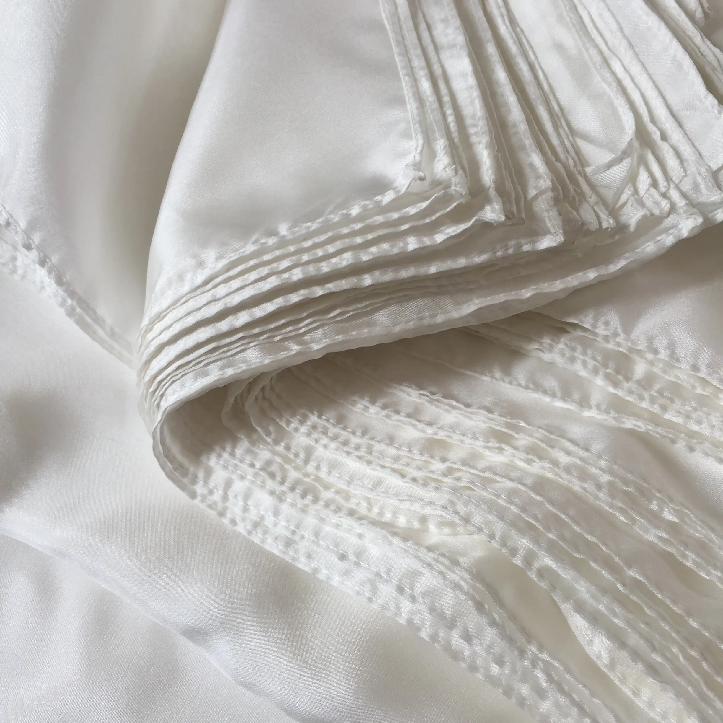 White blank 12mm 90*90cm prue silk satin scarves silk scarves for dyeing