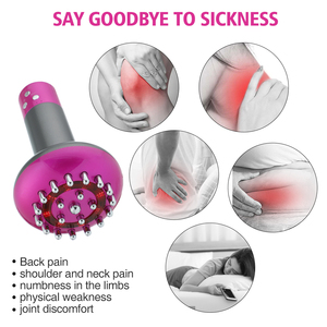 फिटलेस पोर्टेबल इन्फ्रारेड फिजियोथेरेपी माइक्रोकरंट कंपन हीटिंग बैक बॉडी स्लिमर वायरलेस रिचार्जेबल 1200 माया गुशा - Product Image 5